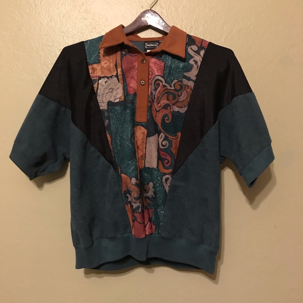 Vintage 1990s Bell Worth Button Up Top